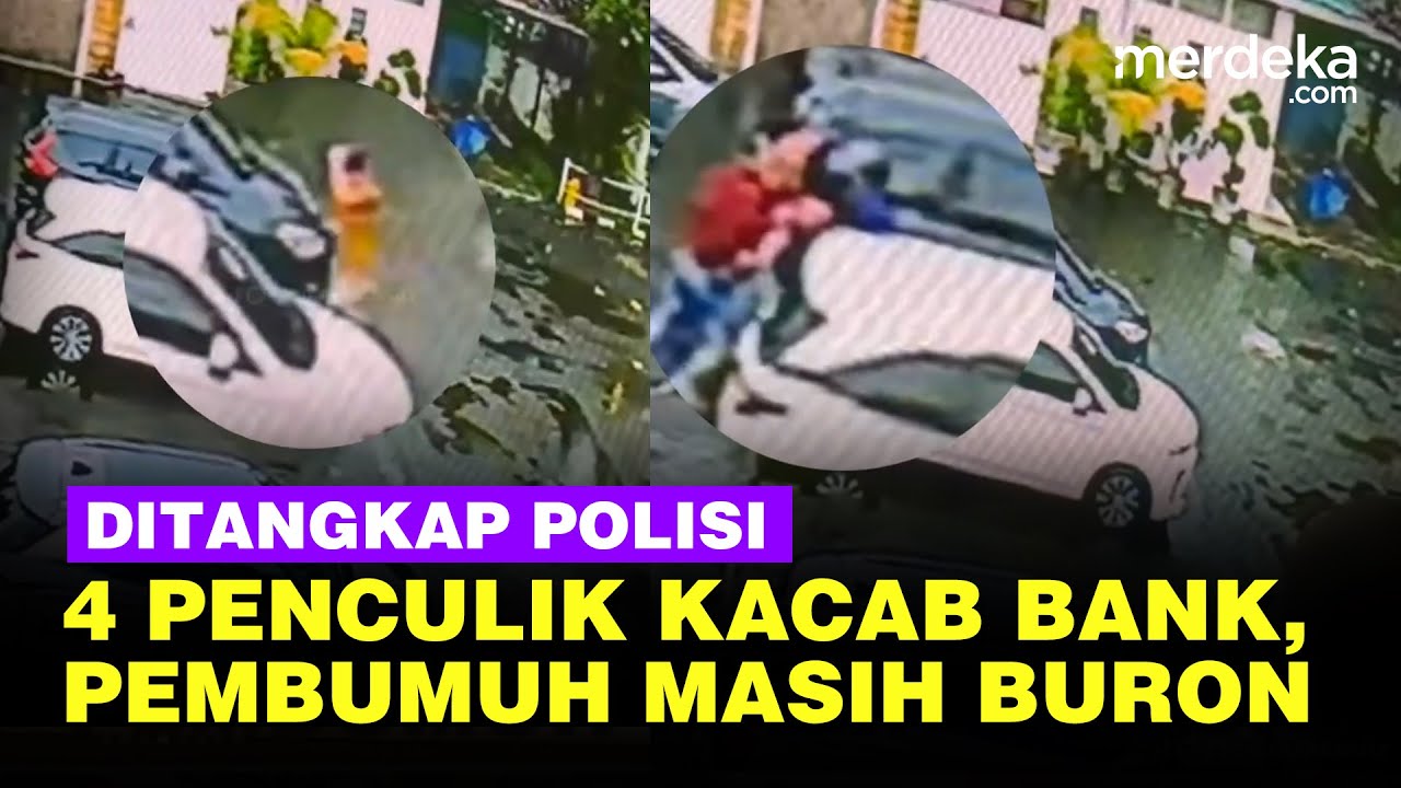 Polisi Tangkap 4 Penculik Kepala Cabang Bank, Eksekutor Pembunuh Masih Buron
