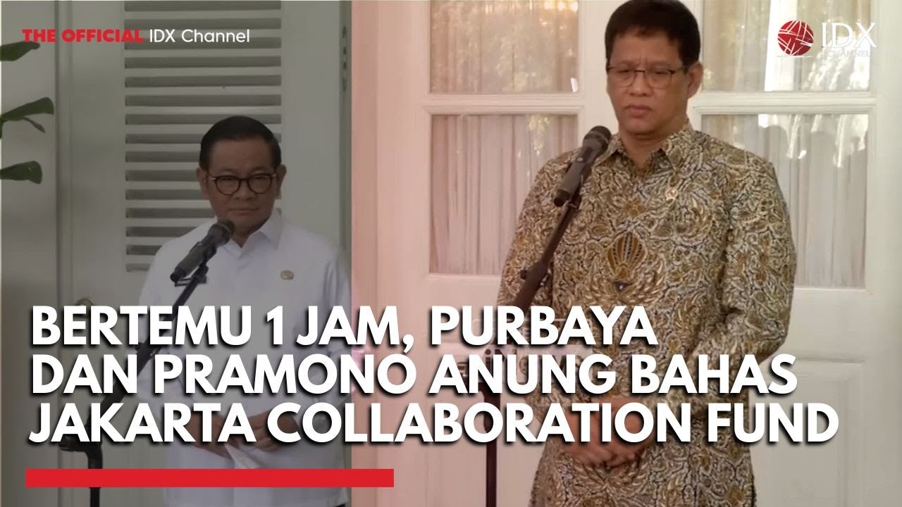 Youtube Thumnail image of : Bertemu 1 Jam, Purbaya dan Pramono Anung Bahas Jakarta Collaboration Fund | IDXC UPDATE