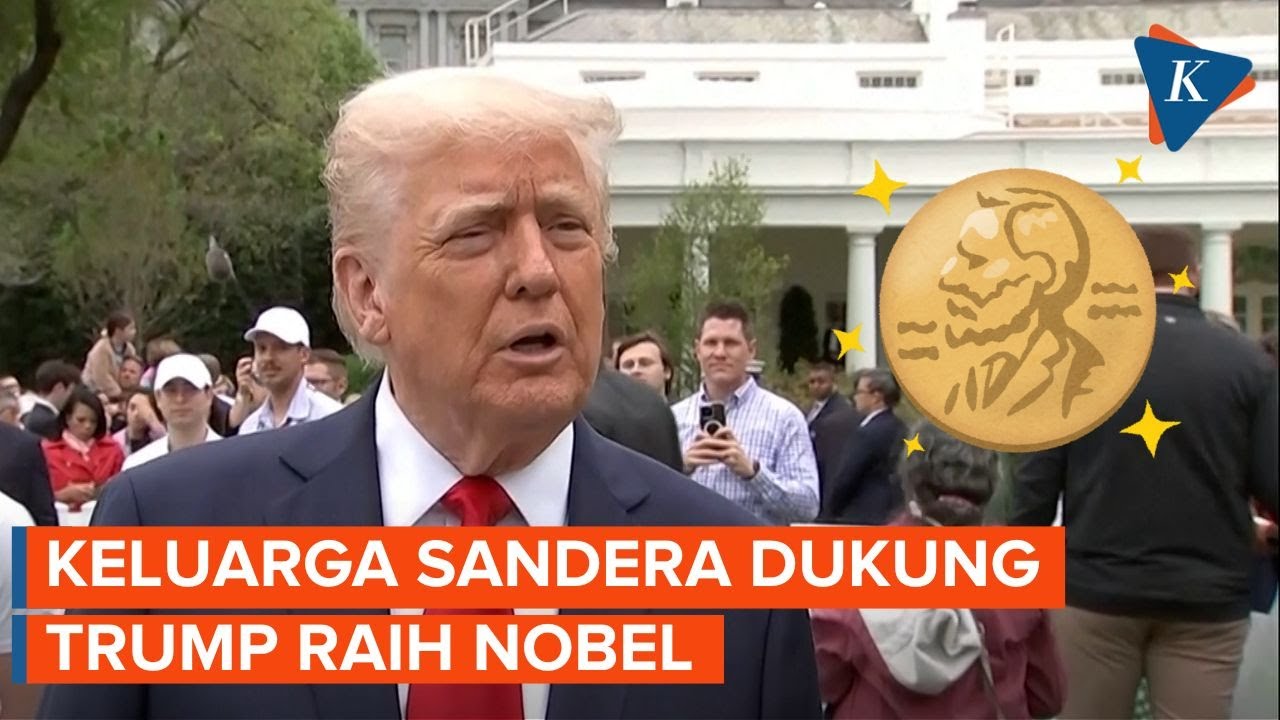 Youtube Thumnail image of : Keluarga Sandera Dukung Trump Raih Nobel Perdamaian di Tengah Perundingan Gaza