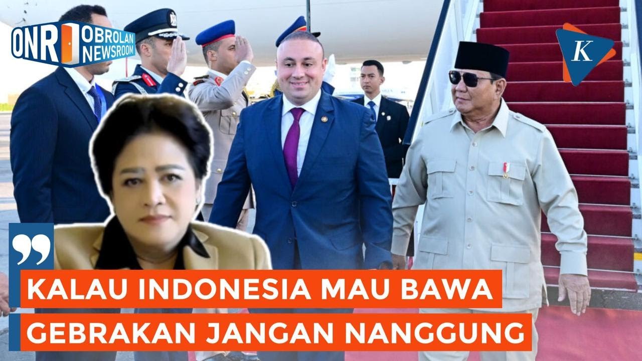 Youtube Thumnail image of : [FULL] Prabowo Hadiri KTT Gaza di Mesir, Connie Bakrie: Harus Bawa Gebrakan