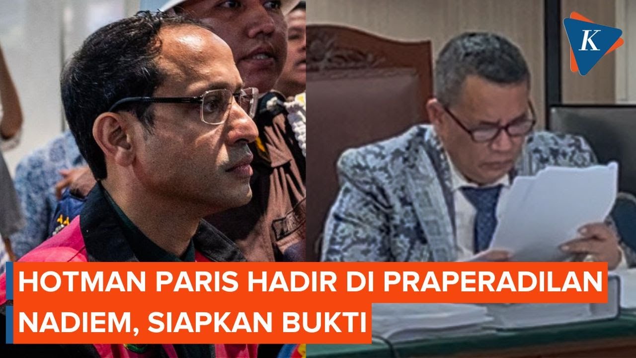 Youtube Thumnail image of : Sempat Absen, Hotman Paris Kembali Hadir di Praperadilan Bela Nadiem Makarim