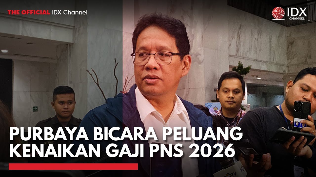 Youtube Thumnail image of : Purbaya: Ada Kemungkinan Gaji PNS Naik | IDXC UPDATE