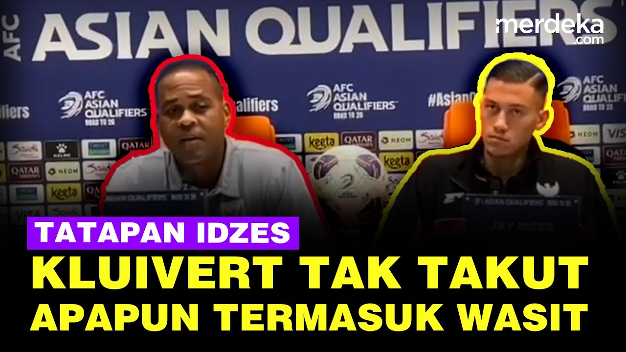 Youtube Thumnail image of : Momen Tajam Tatapan Jay Idzes, Kluivert Keras Bilang Tak Takut Apapun Termasuk Wasit Kuwait