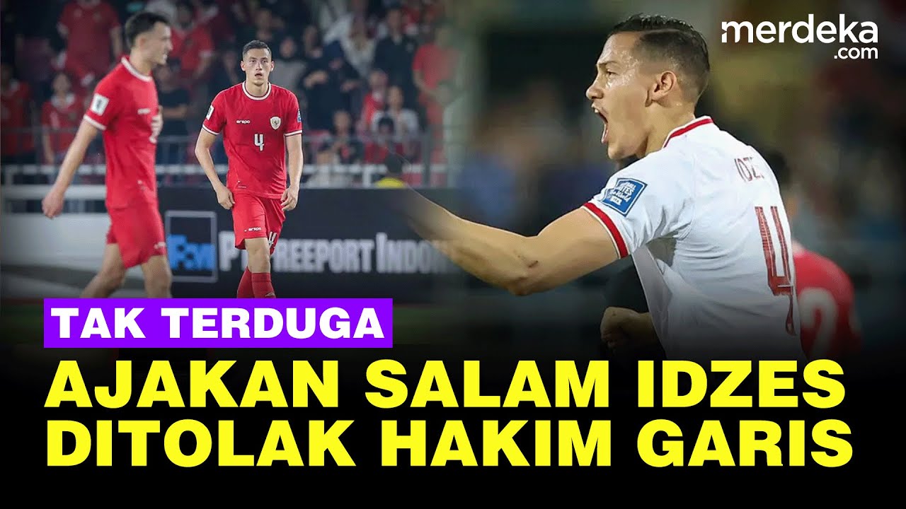 Youtube Thumnail image of : Momen Tak Terduga Usai Laga Timnas Vs Irak, Ajakan Salam Jay Idzes Tak Digubris Hakim Garis