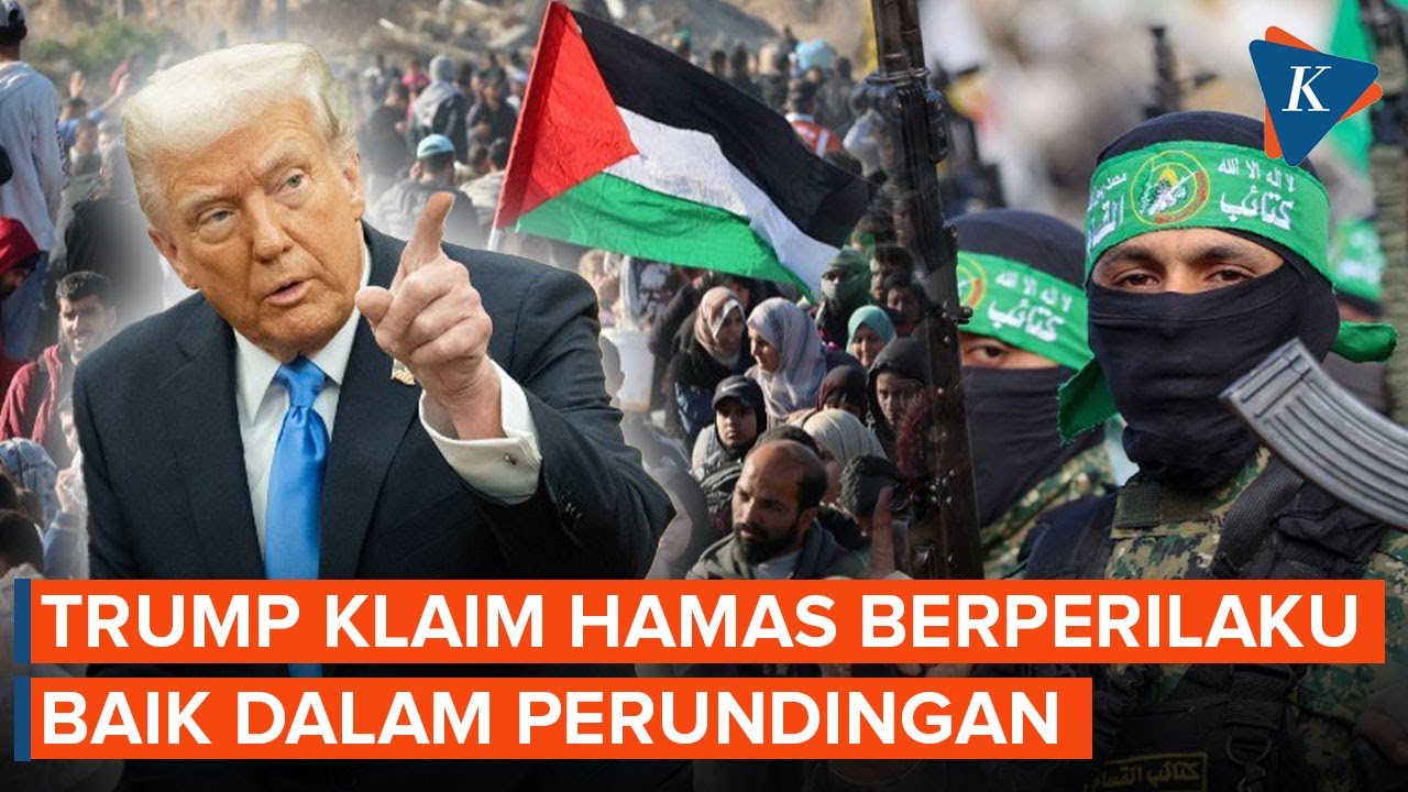 Youtube Thumnail image of : Trump Yakin Hamas Bersedia Lucuti Senjatanya, Bantah Tegur Netanyahu