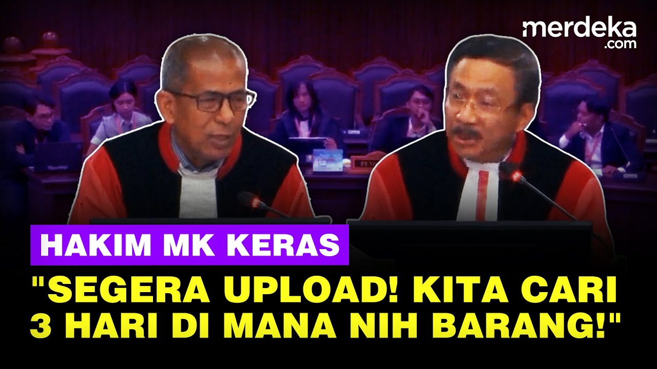 Youtube Thumnail image of : Hakim Saldi Isra Perintahkan Pemerintah Unggah UU BUMN: Kita Cari 3 Hari di Mana Nih Barang!