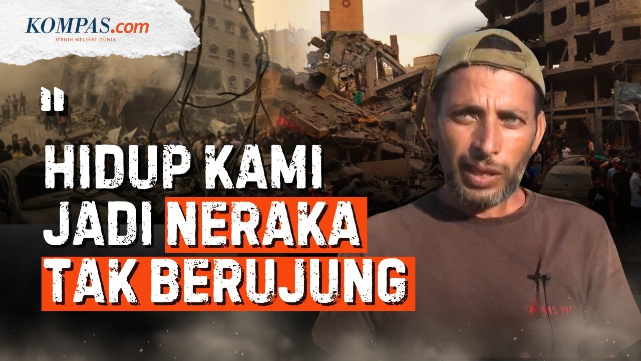 Youtube Thumnail image of : Warga Palestina yang Terusir Kenang Dua Tahun Perang Israel Vs Hamas
