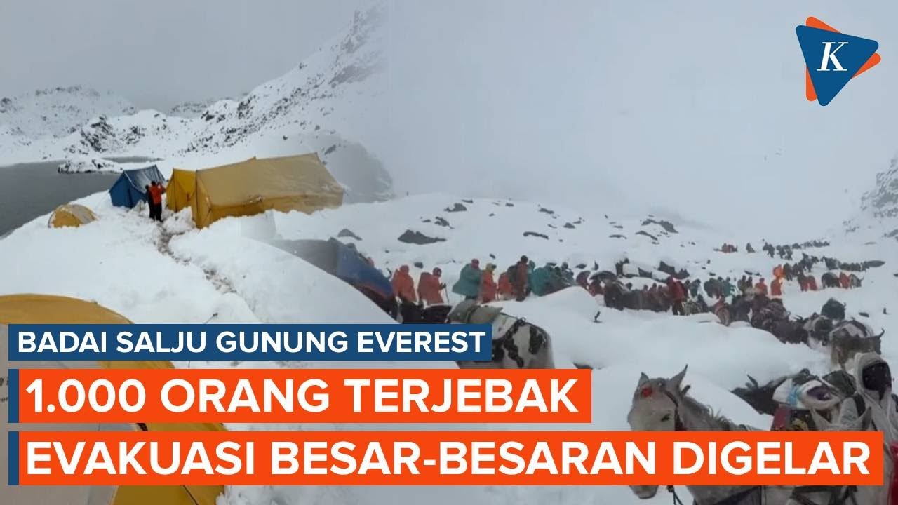 Youtube Thumnail image of : Badai Salju Terjang Everest di Luar Perkiraan, 1.000 Pendaki Terjebak!