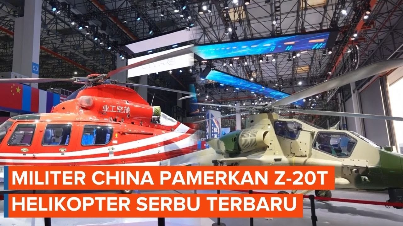 Youtube Thumnail image of : China Pamerkan Helikopter Serbu Z-20T, Debut Bermanuver di Langit Tianjin