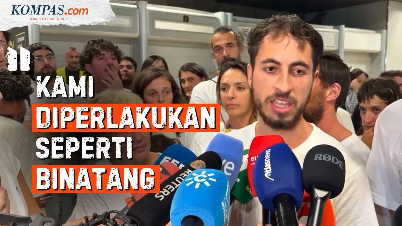 Youtube Thumnail image of : Kesaksian Aktivis Flotilla yang Disiksa Tentara Israel, Spanyol–Brasil Melawan