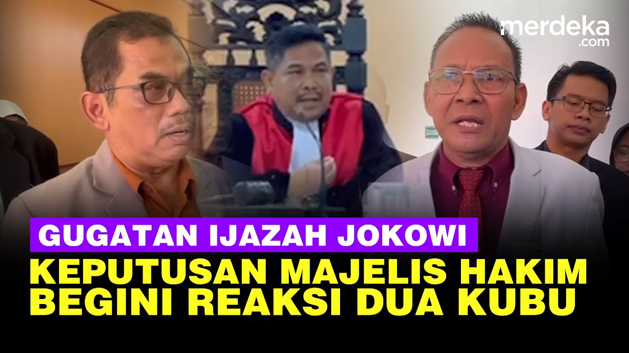 Youtube Thumnail image of : Keputusan Hakim Gugatan Citizen Lawsuit Ijazah Jokowi Lanjut Mediasi, Begini Reaksi Dua Kubu