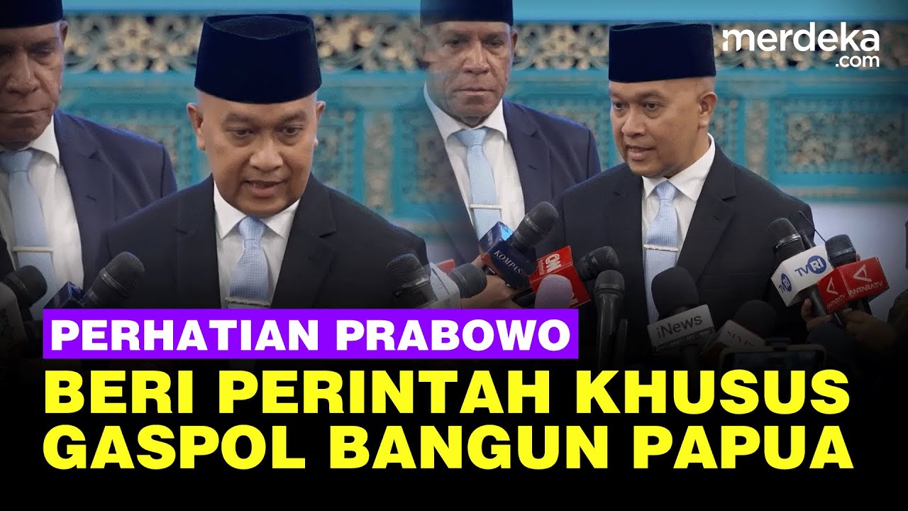 Youtube Thumnail image of : [FULL] Perhatian Prabowo Beri Perintah Khusus Komite Eksekutif Gaspol Bangun Papua