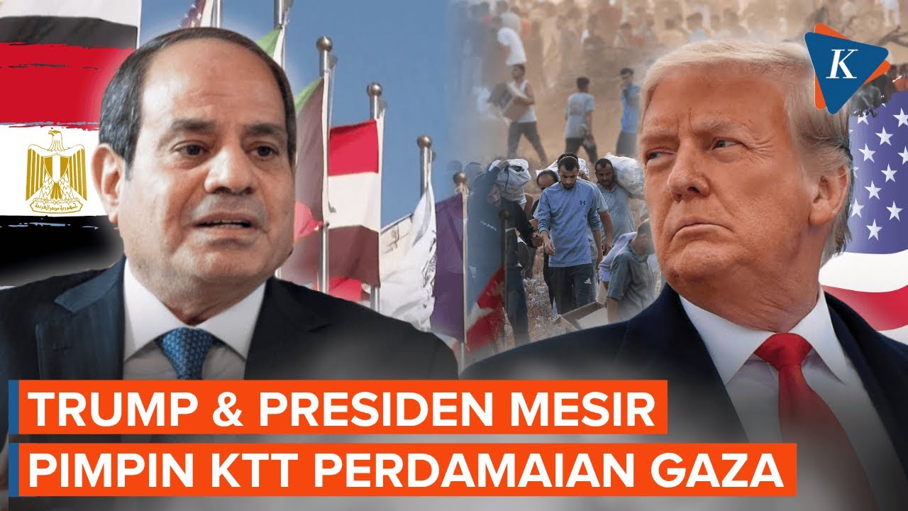Youtube Thumnail image of : Trump dan Presiden Mesir Jadi Pemimpin Perdamaian di Gaza