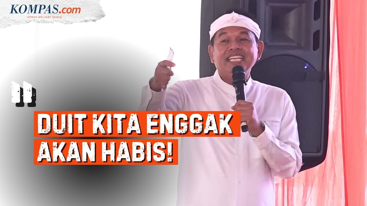 Youtube Thumnail image of : Dana Transfer Daerah Dipotong, Dedi Mulyadi: Duit Kita Banyak!