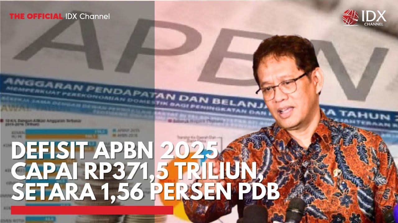 Youtube Thumnail image of : Defisit APBN 2025 Capai Rp371,5 Triliun, Setara 1,56 Persen PDB | MARKET HIGHLIGHTS