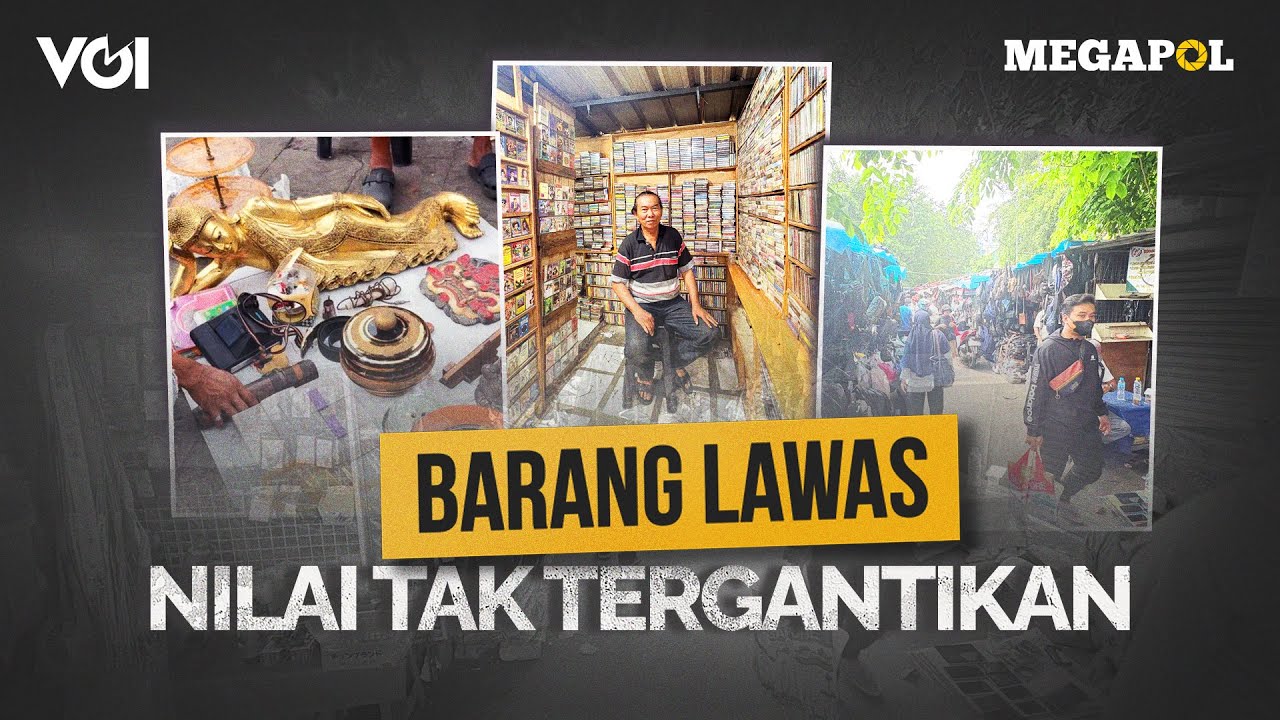 Youtube Thumnail image of : Jatinegara Tempat Kolektor Mencari Kenangan Lama #megapol