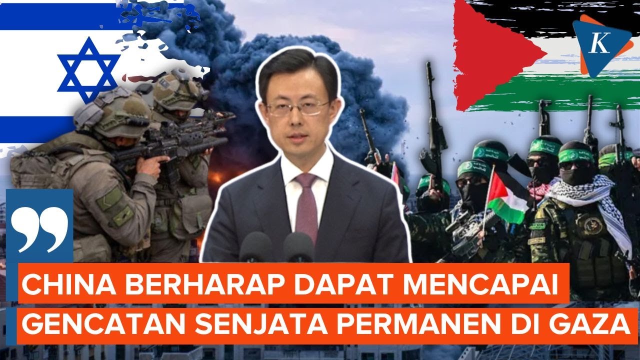Youtube Thumnail image of : China Harap Gencatan Senjata Permanen di Gaza