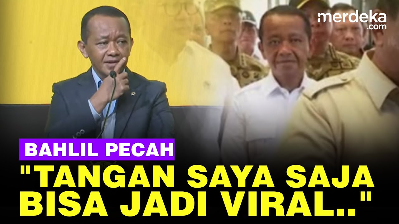Youtube Thumnail image of : Respons Bahlil Usai Ramai Video Colek Paha saat Prabowo Bicara: Tangan Saya pun Bisa Viral