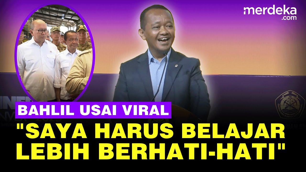 Youtube Thumnail image of : Kejutan Bahlil Usai Viral Colek Paha: Saya Coba Belajar Untuk Lebih Berhati-Hati