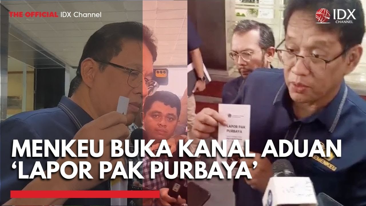 Youtube Thumnail image of : Menkeu Buka Kanal Aduan Pajak dan Bea Cukai via WhatsApp ‘Lapor Pak Purbaya’ | IDXC UPDATE