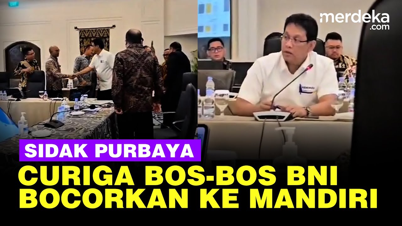 Youtube Thumnail image of : Purbaya Curiga BNI Bocorkan Sidak saat 'Obok-obok' Bank Mandiri Usai Kucurkan Rp200 Triliun