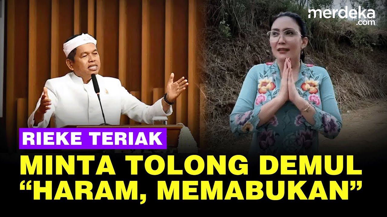 Youtube Thumnail image of : Rieke PDIP Minta Tolong ke Dedi Mulyadi Sebut Haram Karena Memabukan
