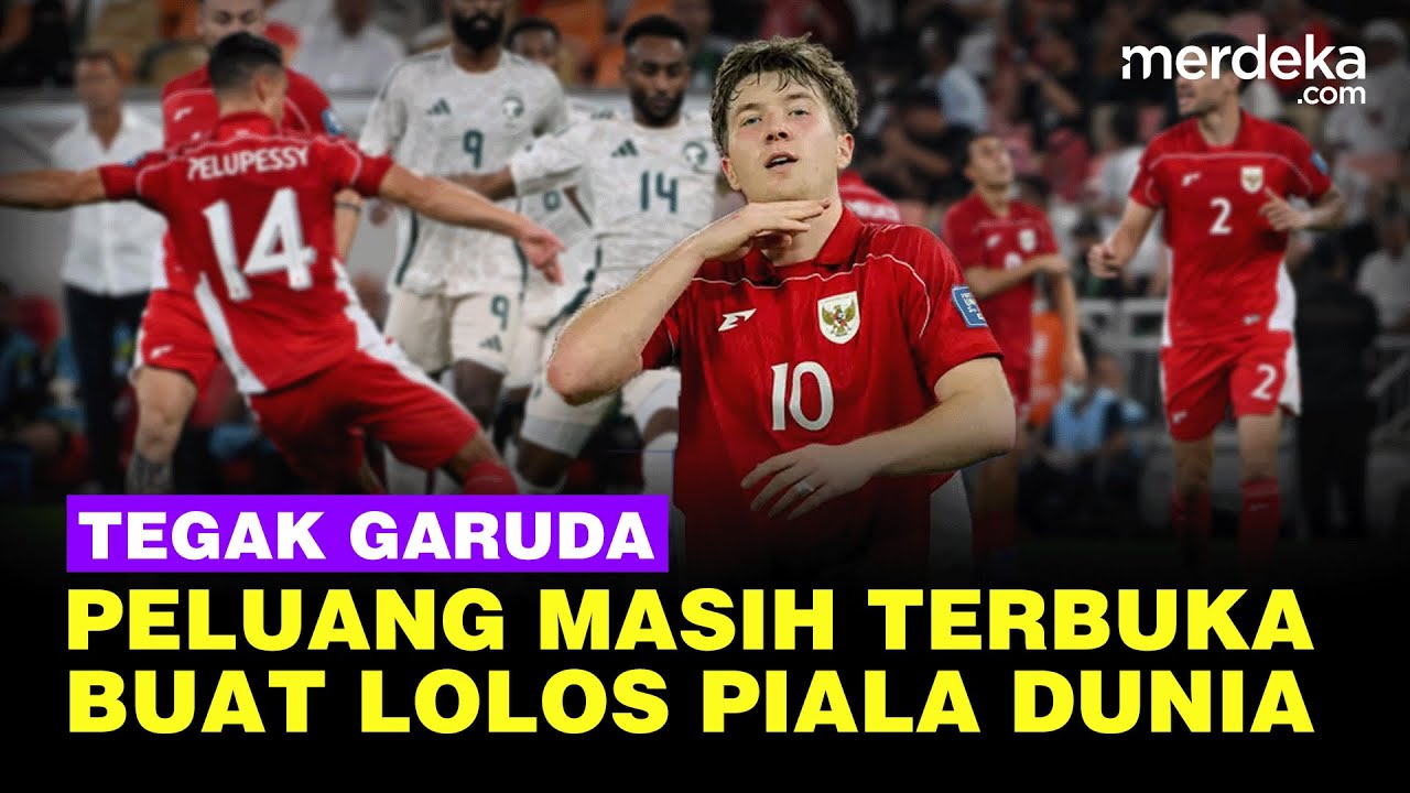 Youtube Thumnail image of : Tetap Tegak Timnas Indonesia Usai Kalah 3-2, Peluang Masih Terbuka Wajib Kalahkan Irak