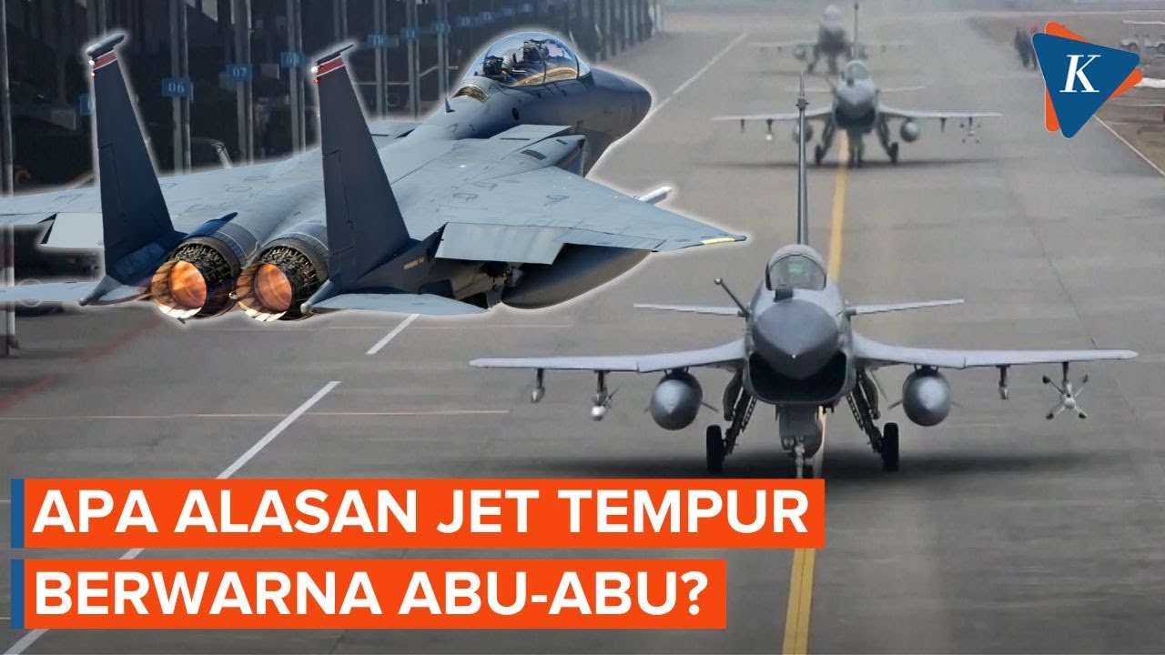 Youtube Thumnail image of : Bukan Sekadar Cat, Mengapa Jet Tempur Berwarna Abu-abu?