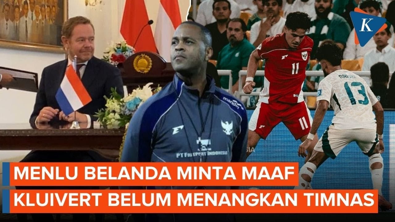 Youtube Thumnail image of : Menlu Belanda Minta Maaf Kluivert Gagal Bawa Timnas Menang Lawan Arab