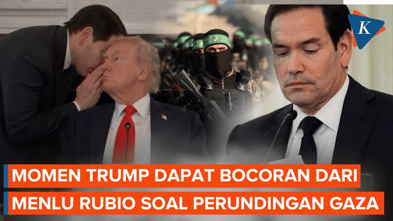 Youtube Thumnail image of : Momen Menlu Rubio Beri Bocoran ke Trump soal Israel-Hamas Sepakat Akhiri Perang