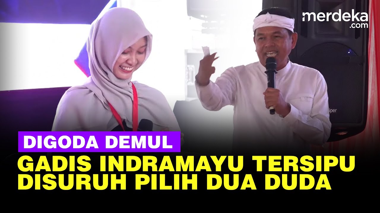 Youtube Thumnail image of : Wajah Tersipu Gadis Manis Indramayu Digoda Dedi Mulyadi, Disuruh Pilih Dua Duda