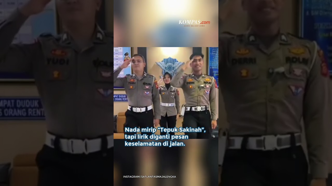Youtube Thumnail image of : "Tepuk Keselamatan Lalu Lintas" ala Polres Majalengka, Terinspirasi "Tepuk Sakinah"