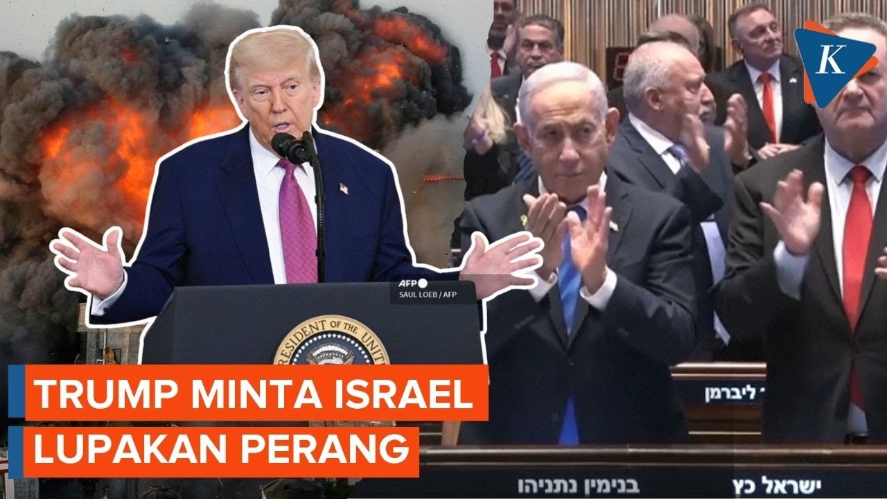 Youtube Thumnail image of : Minta Netanyahu Tak Terus Membunuh, Trump: Dunia Mencintai Israel Lagi