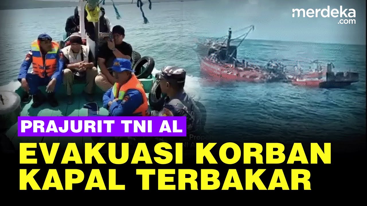 Youtube Thumnail image of : Detik-detik Prajurit TNI AL Evakuasi Korban Kebakaran Kapal KM Anugrah Indah