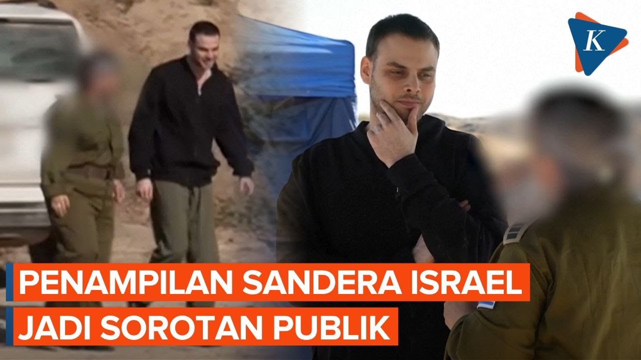 Youtube Thumnail image of : Detik-detik Sandera Israel Muncul, Berbaju Hitam dan Bermata Panda