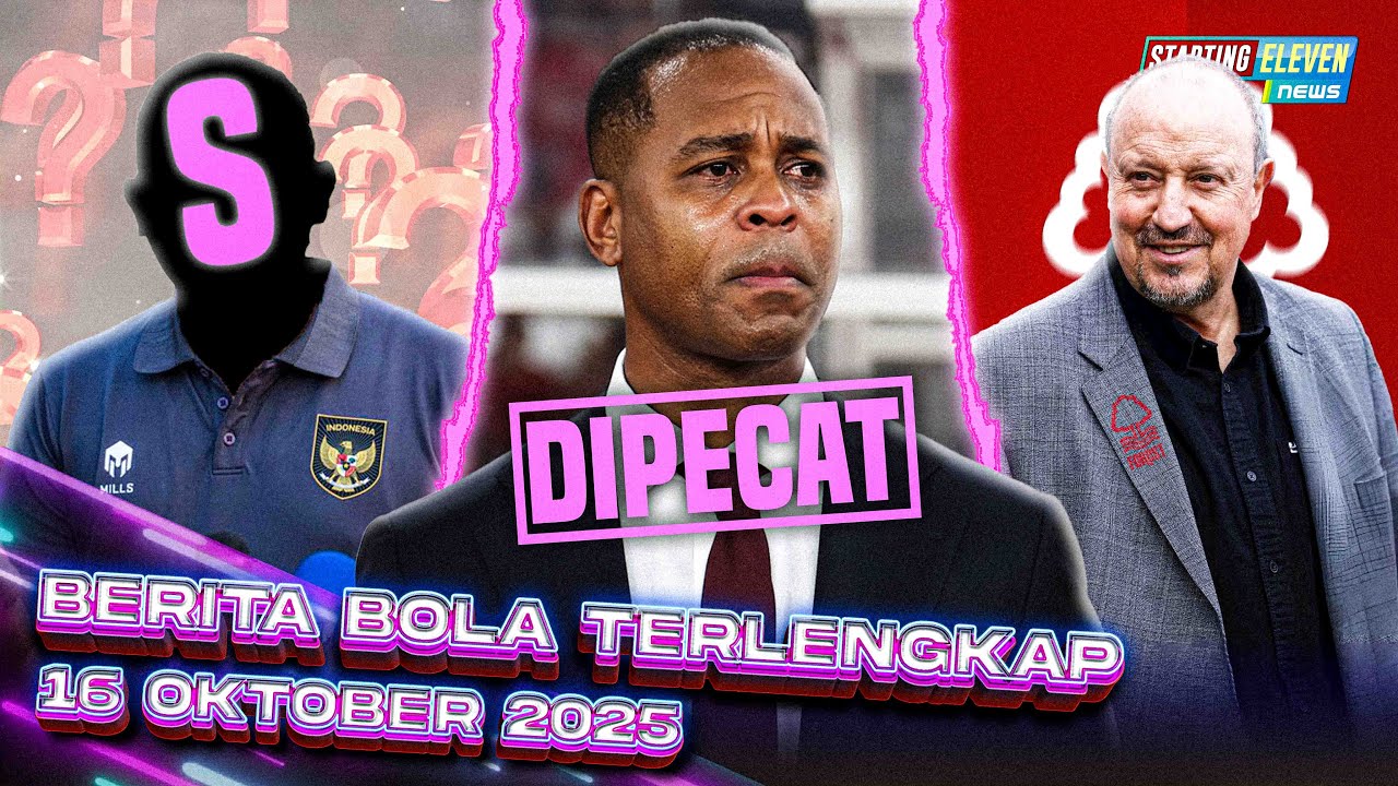 Youtube Thumnail image of : BREAKING! KLUIVERT DIPECAT! 🤯 Siapa Inisial 'S' yang Kendalikan Timnas?🤔 - Benitez LATIH Forest? 🤔