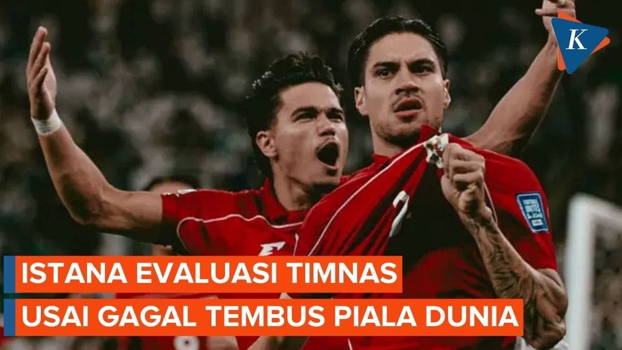 Youtube Thumnail image of : Timnas Gagal ke Piala Dunia, Istana: Kita Evaluasi, Jangan Patah Semangat