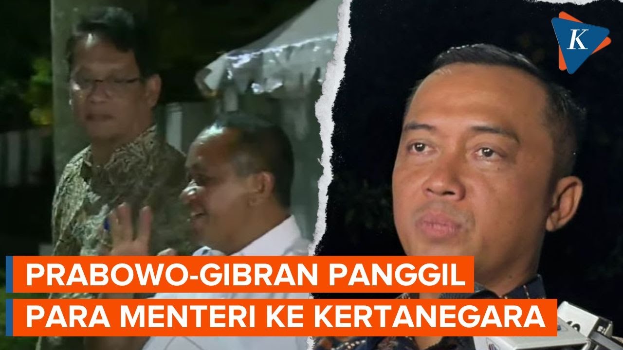 Youtube Thumnail image of : Prabowo-Gibran Panggil Para Menteri ke Kertanegara, Ini yang Dibahas