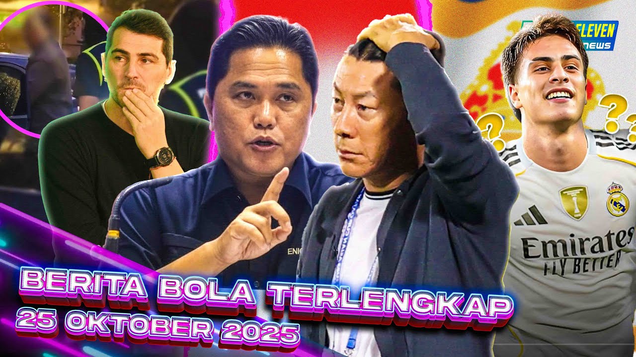 Youtube Thumnail image of : Erick Thohir: STY Balik? NO WAY! 🙃 ART Jarah Rumah Casillas 😨 Xabi Bujuk Kenan Yildiz 🤔
