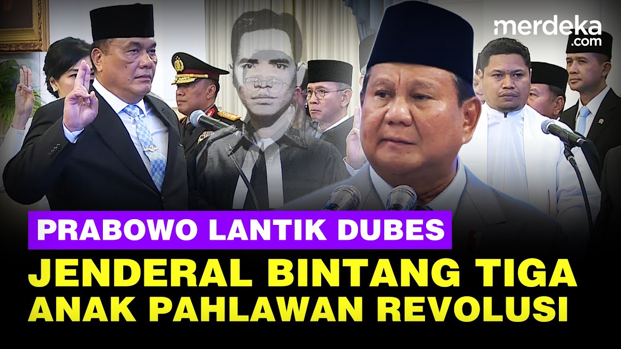Youtube Thumnail image of : Letjen Hotmangaradja, Anak Pahlawan Revolusi Dilantik Prabowo Jadi Dubes RI