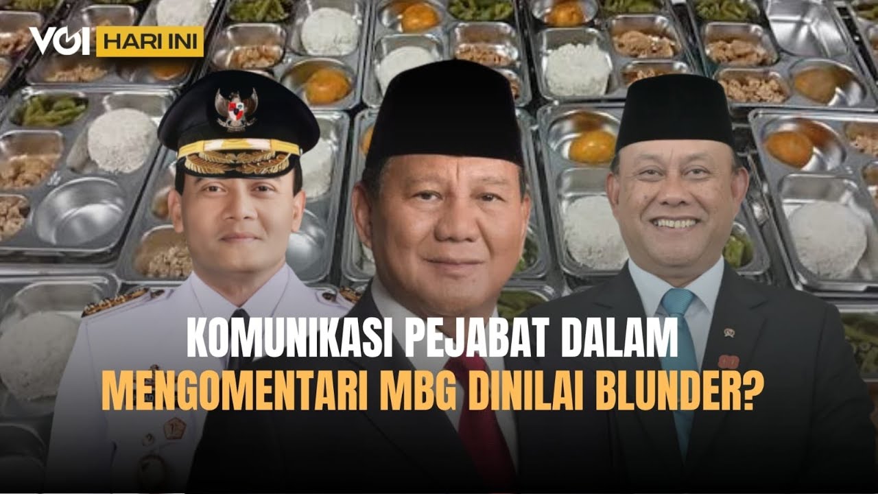 Youtube Thumnail image of : VOI Hari Ini: Kasus Keracunan MBG Tembus 10 Ribu, Masih Banyak Pejabat yang Meremehkan Jumlah Korban