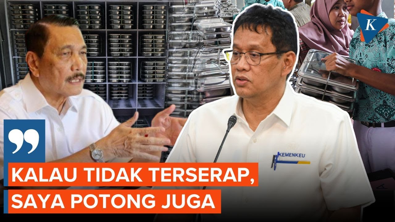 Youtube Thumnail image of : Tanggapi Luhut soal MBG, Menkeu Purbaya: Kalau Tidak Terserap Tetap Dipotong Dananya
