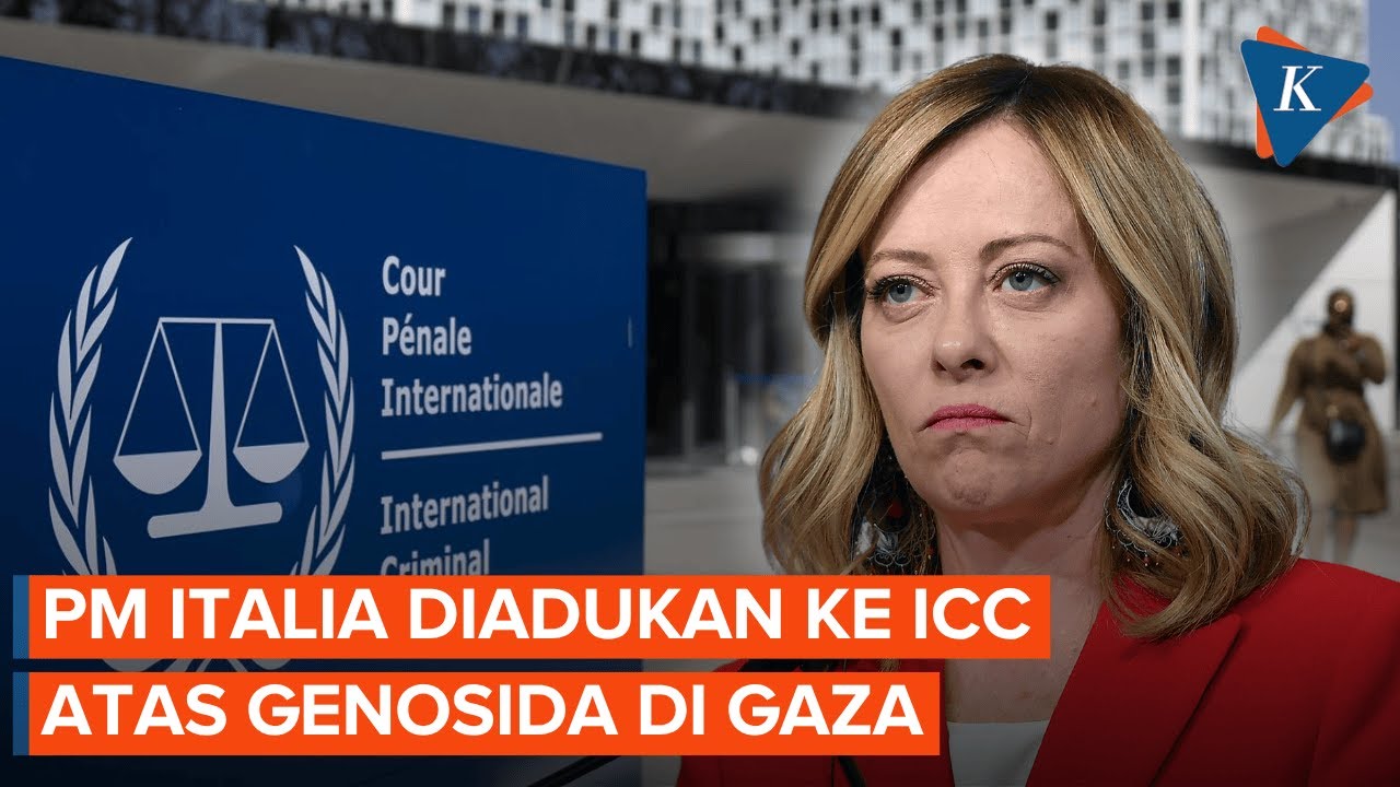 Youtube Thumnail image of : PM Italia Diadukan ke ICC, Dituduh Terlibat Genosida Israel di Gaza