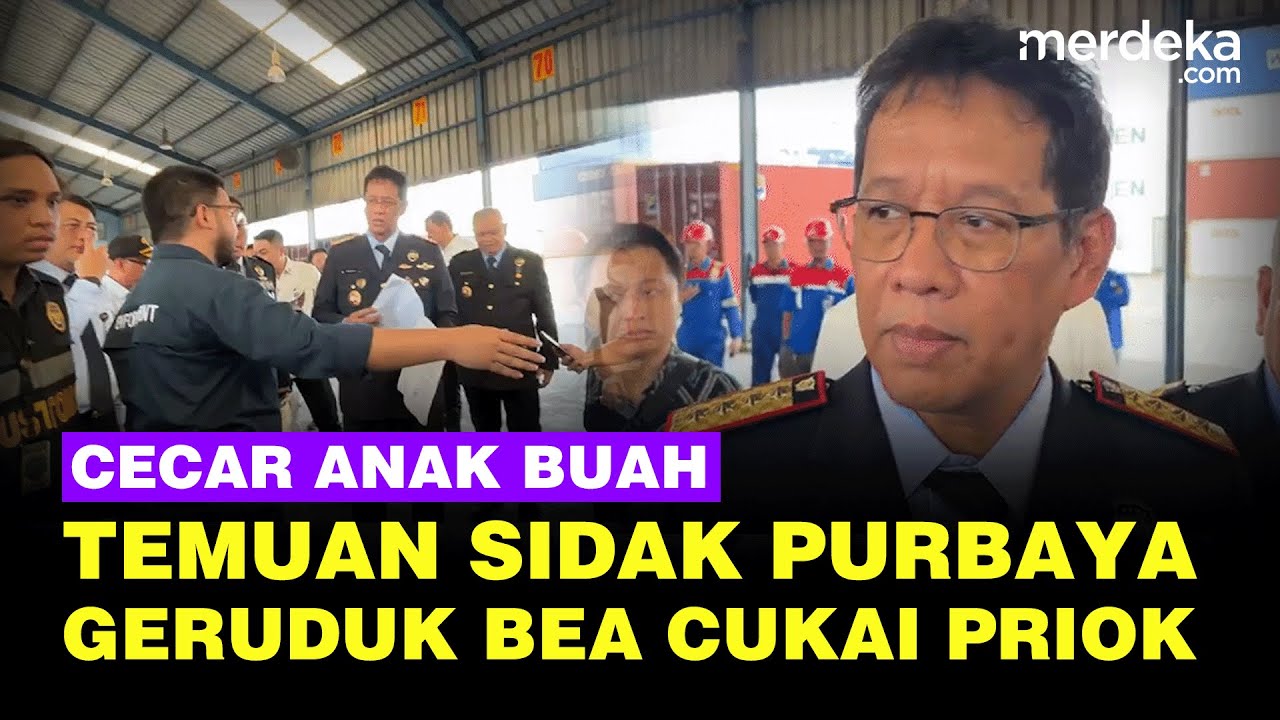 Youtube Thumnail image of : [FULL] Kejutan Temuan Sidak Menkeu Purbaya Cecar Anak Buah, Geruduk Bea Cukai di Tanjung Priok