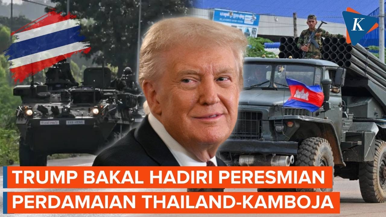Youtube Thumnail image of : Trump Akan Hadiri Penandatanganan Perdamaian Thailand-Kamboja di Malaysia