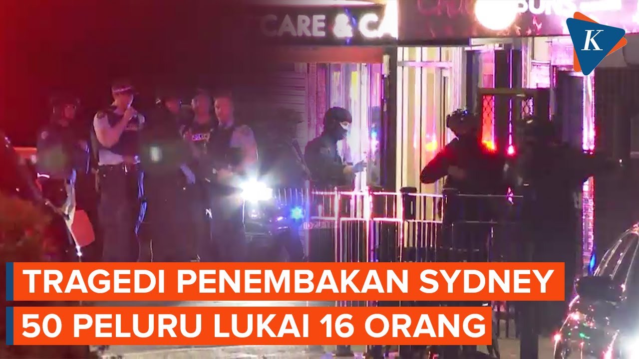 Youtube Thumnail image of : Penembakan Massal di Sydney, Tembakkan 50 Peluru dan Lukai 16 Orang