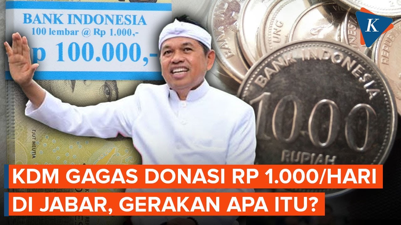 Youtube Thumnail image of : Mengenal Gerakan Rereongan Sapoe Sarebu, Donasi Rp 1.000 per Hari di Jabar