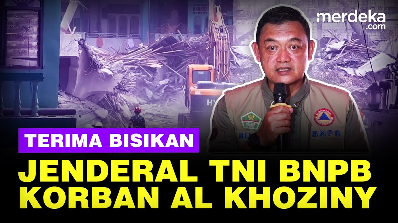Youtube Thumnail image of : Jenderal TNI BNPB Blak-blakan di Balik Korban Musala Ponpes Al Khoziny Roboh: Baru Dibisikin