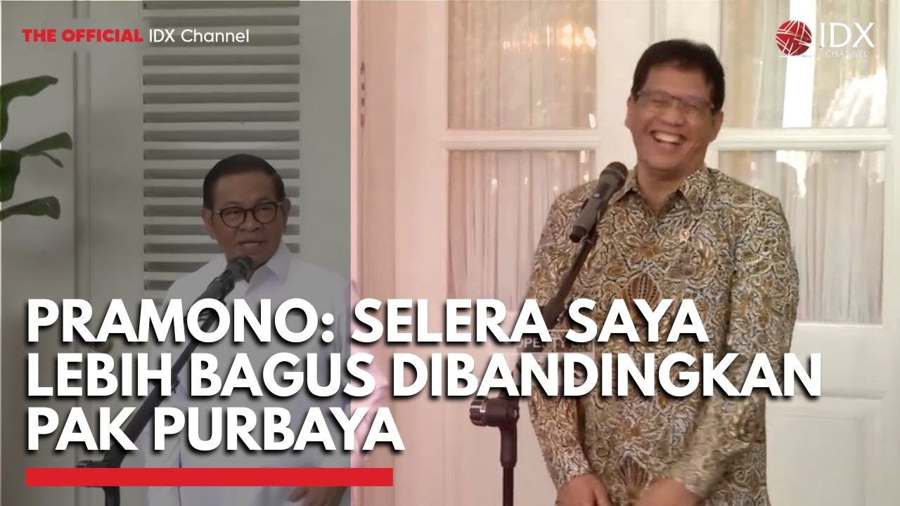 Youtube Thumnail image of : [FULL] Saling Lempar Joke, Pramono: Selera Saya Lebih Bagus Dibandingkan Pak Purbaya | IDXC UPDATE
