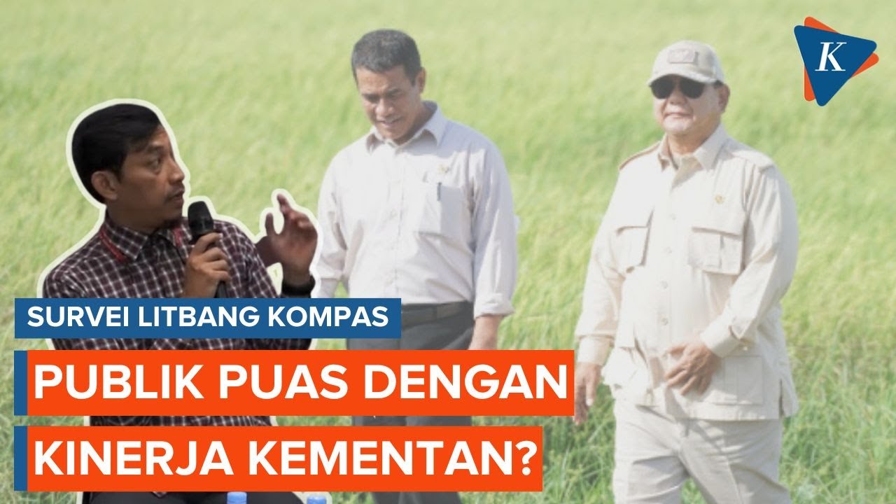 Youtube Thumnail image of : Survei Litbang Kompas: Masyarakat Puas dengan Kinerja Kementan